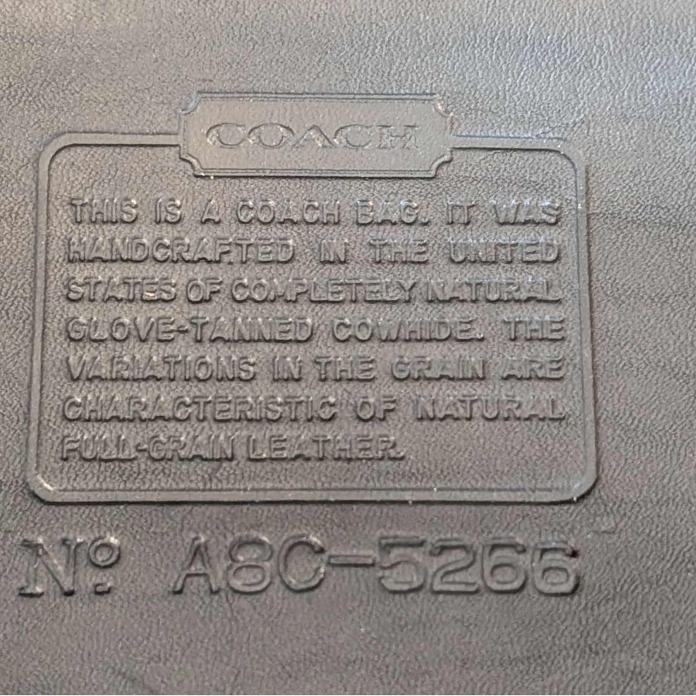 Coach 90s Black Beekman Leather Briefcase — Excellent condition! - Picture 8 of 8